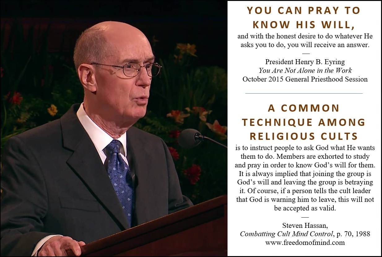 Henry B Eyring uses this technique.